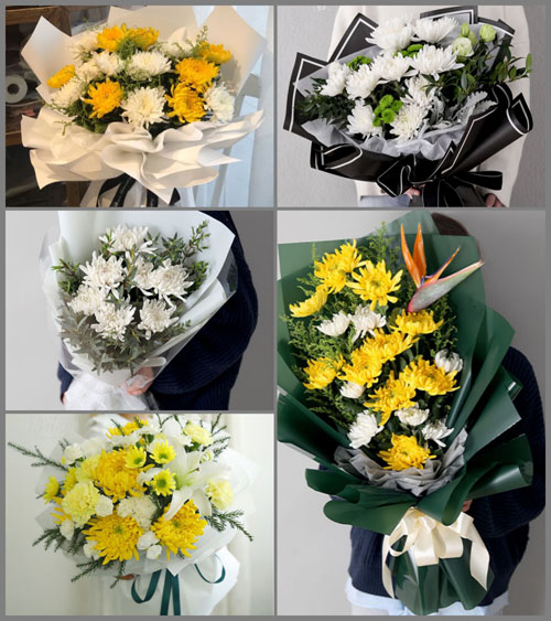 陕西渭南市富平县城关街道白事花束代送